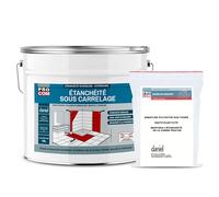 PRO COM Etancheite sous carrelage, KIT douche, salle de bain, pièce humide - résine d'imperméabilisation, protection à l'eau 10 litres
