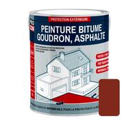 PRO COM Peinture bitume, résine sol enrobé bitumeux, asphalte, goudron, macadam 2.5 litres
