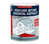 PRO COM Peinture bitume, résine sol enrobé bitumeux, asphalte, goudron, macadam 2.5 litres