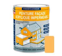PRO COM Peinture façade crépi, façade à relief, imperméabilisation et protection des façades - Durable jusqu'à 10 ans 2.5 litres