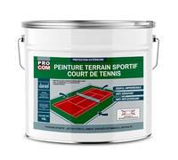 Peinture tennis, peinture terrain de sport, rénovation et protection de terrain sportif PROCOM 10 litres Blanc