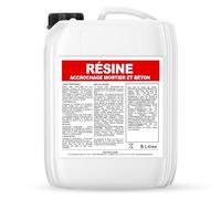 PRO COM Résine d'accrochage, adjuvant ciment, mortier, béton, améliore la résistance, l'imperméabilité, la dureté - Résine latex 20 litres