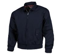 Pro Company Veste English Style Homme Décontractée Coupe-Vent Chaleureux Bleu