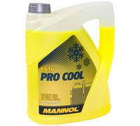 Pro Cool Liquide de Refroidissement Jaune Mannol 5 L Antigel Moto Scooter Quad