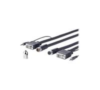 Vivolink PROVGASCW10 câble VGA 10 m VGA (D-Sub) Noir