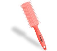 PRO Curly Brush-No Pull Brush for Curly/Unruly Hair-Hair Brush with Flexible and Nano Textured Tips-Prevent Hair Breakage-Pink-