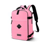Pro-dg Mercury 2.0 Sac à dos de voyage pour cabine d'avion 40x20x25cm, léger et imperméable, compartiment pour ordinateur 15 pouces, rose