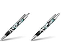 PRO-DG PRODG Extreme - Stylo à bille, argent, noir, 1 unité (Lot de 2)