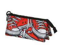 PRO-DG Sneak-Trousse Triple, Rouge, 23 x 11 cm