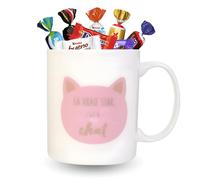 PRO DISTRI KINDER, MILKA, CÉLÉBRATIONS - Mug Magique Chat et 15 Chocolats