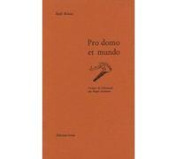 Pro domo et mundo