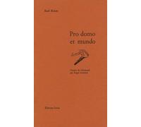 Pro domo et mundo - Karl Kraus - Ivrea - Livre
