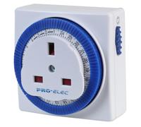 PRO ELEC - Minuteur mécanique compact 24 heures