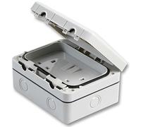 Pro Elec P9098 Prise extérieure 2 interrupteurs IP66