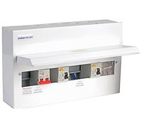 Pro Elec PEL00452 Double RCD en métal 18 voies (6 + 6)