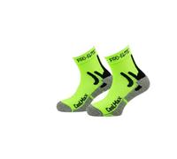 PRO-ELITE Chaussettes Coolmax anti-ampoules pour homme Chaussettes de sport recommandées pour la course à pied, le trekking, le vélo, l'athlétisme, le football, le tennis, le padel, la randonnée, Vert