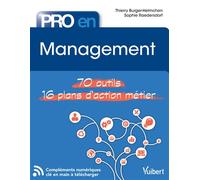 Pro en Management 70 outils et 14 plans d'action - Thierry Burger-Helmchen - Vuibert - broché - Guide