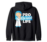 Pro Eternal Life Prolife Catholique Our Blessed Mother Marie Sweat à Capuche