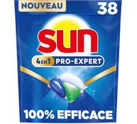 Pro Expert - Pastilles Lave Vaisselle - Action 4 en 1 - Regular - Elimine 100% des taches brûlées de +72h - dégraissent- 38 Capsules