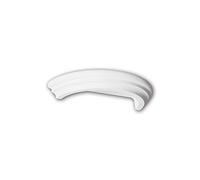 PRO[f]home® - Anneau de demi-colonne 115300 Colonne Élement décorative style dorique blanc Profhome