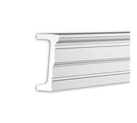 PRO[f]home® - Architrave 404302 Profil de façade Moulure décorative Moulure exterieure design intemporel classique blanc 2 m Profhome