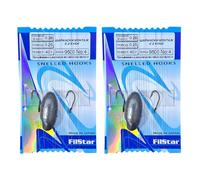 PRO FILSTAR Lot de 2 rampes complètes pour pêche à la carpe avec plomb de 40 g et 2 hameçons N4 - Fil de pêche mono 140 cm Diamètre 0,28 mm - Bas de ligne - Pêche à la carpe - Kit d'accessoires de