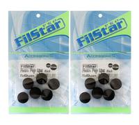 PRO FILSTAR Zig Rig Pop Up Foam Lot de 12 appâts pop-up en mousse noire, 14 mm, pour hameçon de pêche, pêche à la carpe, montage de leurres de pêche, accessoires de nourriture, kit de hameçons à la