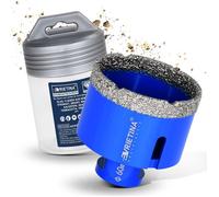 Pro Foret à Carrelage 60mm x M14 Trépans Diamant Carrelage pour Meuleuse D'angle, Sec et Humide Scie Cloche Grès Cérame Foret Meche