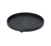 Pro Garden Chariot pour plantes - plastique - gris foncé - rond - D35 cm - jusqu'à 50 kilos