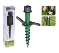 Pro Garden pied de parasol 22-33 cm polypropylène 44 cm vert