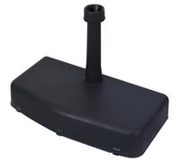 Pro Garden Pied de parasol rectangulaire 50 x 25 cm 20 kg Anthracite