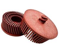 Pro-Graad Lot de 5 disques abrasifs rouges de type R de 5,1 cm grain 220 | Disque abrasif en céramique-oxyde d'aluminium avec verrouillage à changement rapide | Compatible avec les supports Roloc |