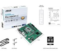 Pro H810M-C-Csm,Carte Mère Intel,6+1+1+1 Phases D'Alimentation,Emplacement Ddr5,Pcie 5.0,Convient Pour Pc Ai-Advanced,2 Emplacements M.2,Displayport,Vga,Hdmi,Usb-A Et Usb-C 10 Gbps,