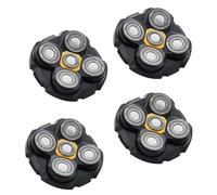 Pro Head Shaver Lot de 4 lames de rechange compatibles avec le rasoir MicroTouch Titanium pour rasoir électrique de précision pour homme chauve