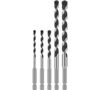 Bosch – Jeu de forets PRO HEX-5 – Ø 4–10 mm (4,5,6,8,10) – longueurs 100/150 mm – 5 pièces
