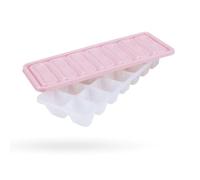 Pro Home Bac à glaçons « Rose » - Robuste - Avec couvercle - Pour congélateur, cocktail, whisky, eau, limonade - Bac à glaçons