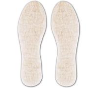 Pro Home Semelles intérieures, semelles en laine d'agneau, Crème - Beige, 43-44