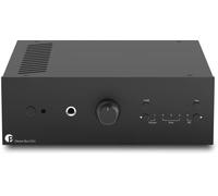 Pro-Ject Boîtier stéréo DS3, puissant amplificateur stéréo complet avec Bluetooth 5, entrée phono MM/MC, 3 entrées lignes, amplificateur de casque (noir)