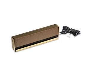 Pro-Ject Brush It Premium Brosse Antistatique pour Disques Vinyles | Brosse de nettoyage avec fibres de carbone conductrices, manche en bois robuste et cable de terre pour disques 33/45 tours