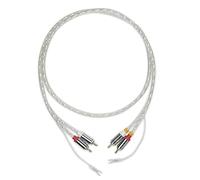 Pro-Ject Project Connect IT E Phono - Câble RCA RCA avec prise de terre pour audiophile (1,23 m uniquement)