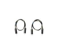 Pro-Ject Connect it Line DS RCA Câble audio RCA de qualité supérieure avec conducteur en cuivre OFC et connecteurs plaqués argent (0,82 m)