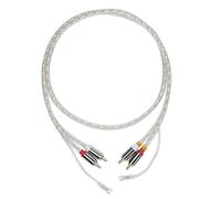 Pro-Ject Connect it RCA E 123 cm | Câble audio idéal pour tourne-disque, cuivre HP-OFC sans oxygène, conducteurs blindés, géométrie quasi-symétrique.