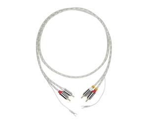 Pro-Ject Connect it RCA E, Câble de Signal Stéréo NF Haut de Gamme, 123 cm | Câble audio idéal pour tourne-disque, cuivre HP-OFC sans oxygène, conducteurs blindés, géométrie quasi-symétrique.