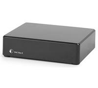 Pro-Ject DAC Box E - Convertisseur Numérique Analogique - Musique HD jusqu'à 24/192 kHz, entrées optiques et coaxiales, design compact, fabriqué en Europe - Noir