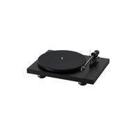 Pro-Ject Debut Carbon EVO Platine audio avec bras de lecture en carbone, commutation électronique de vitesse et micros rouges 2M prémontés (noir satiné)