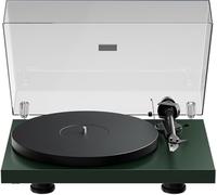 Pro-Ject Debut Evo 2 Platine audio de nouvelle génération avec bras de lecture en carbone et commutation électronique de vitesse - Fabriqué en Europe (vert sapin satiné)