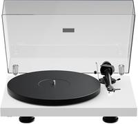 Pro-Ject Debut EVO 2, platine audiophile nouvelle génération avec bras en fibre de carbone, sélection électronique de la vitesse et cartouche Pick it MM EVO pré-montée, fabriquée en Europe (blanc