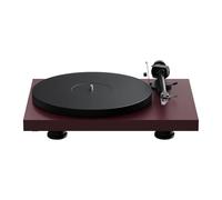 Pro-Ject Platine vinyle Hi‑Fi Debut Carbon Evo II Pick It MM EVO – bras carbone – Bordeaux satiné