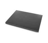 Pro-Ject Ground it E, base pour platine vinyle, noir brillant | Base stable et réglable en hauteur en MDF épais, réduit les vibrations du support, laque piano brillante