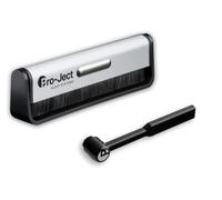 Pro-Ject Kit Nettoyage Basic - Brosse Vinyle et Brosse Diamant Carbone | Ensemble de brosses antistatiques en fibres de carbone conductrices pour disques LP et nettoyage doux de la pointe de lecture